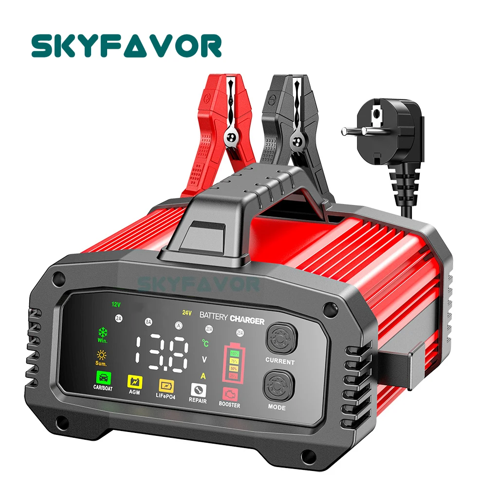 Lifepo4 Battery Charger Smart Automatic - Умное автоматическое зарядное устройство 12В/24В 25А