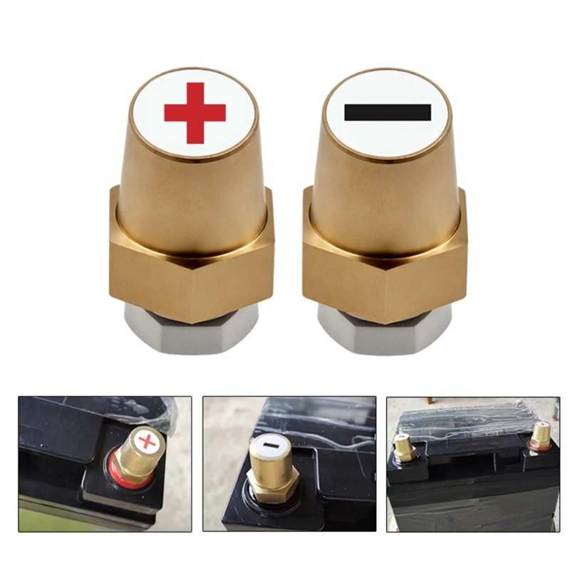 Battery Terminal Clamps Quick Release Brass - 1 пара быстроразъемных зажимов для аккумуляторных