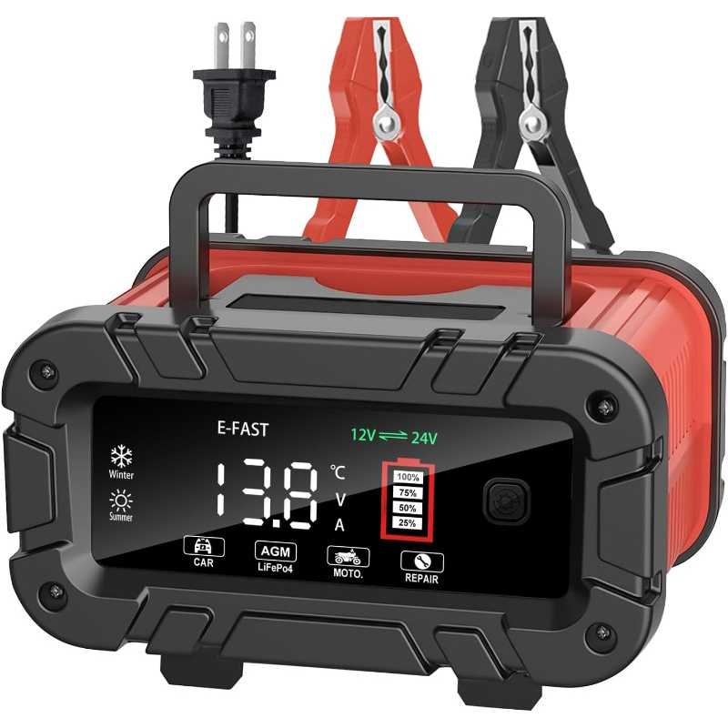 Smart Car Battery Charger 12V 24V 20A - Зарядное устройство для аккумуляторов 20А 12В/24В,