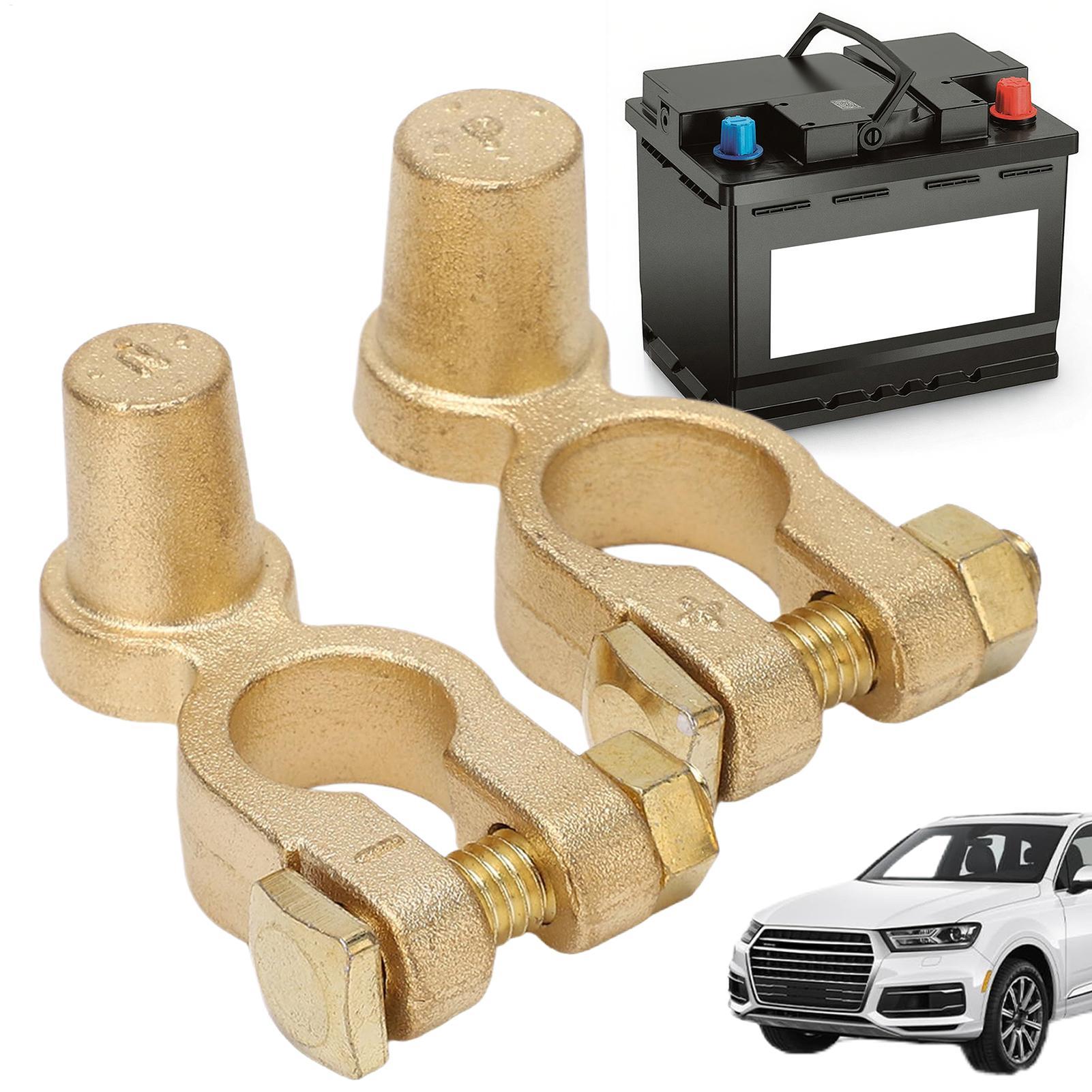 Battery Terminal Clamps Quick Release Brass - 1 пара автомобильных клемм для подключения