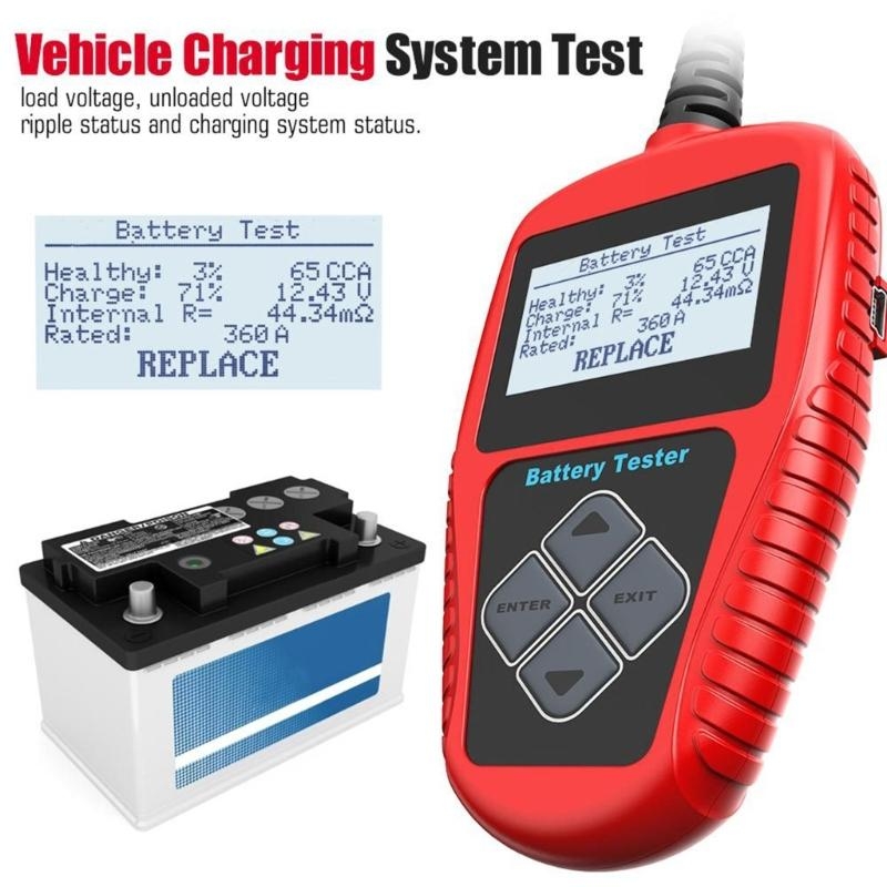 Alternator Tester Digital Diagnostic Tool - 462A мотоцикл-детектор неисправностей батареи цифровой тестер