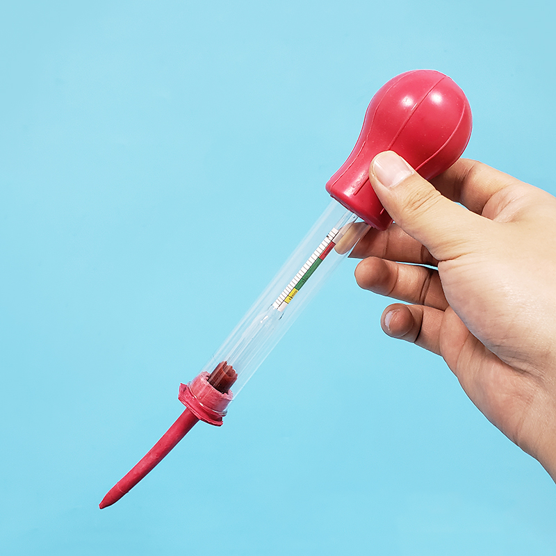 Battery Hydrometer Specific Gravity Tester - Электролитный гидрометр на присоске, 1,1-1,3, специальный