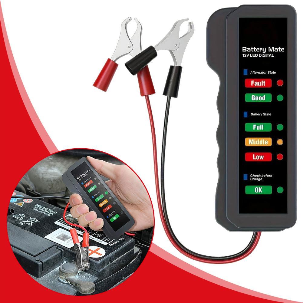 Alternator Tester Digital Diagnostic Tool - Тестер автомобильных аккумуляторов 12В, цифровой диагностический