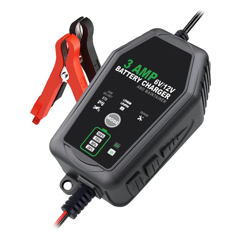 Lifepo4 Battery Charger Smart Automatic - 3000 мА, 6 В, 12 В,