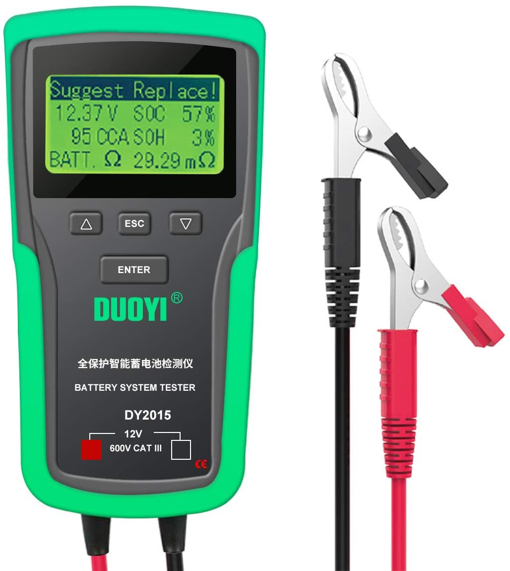 Car Battery Load Tester Digital Cranking - DUOYI DY2015 12 В автомобильная аккумуляторная