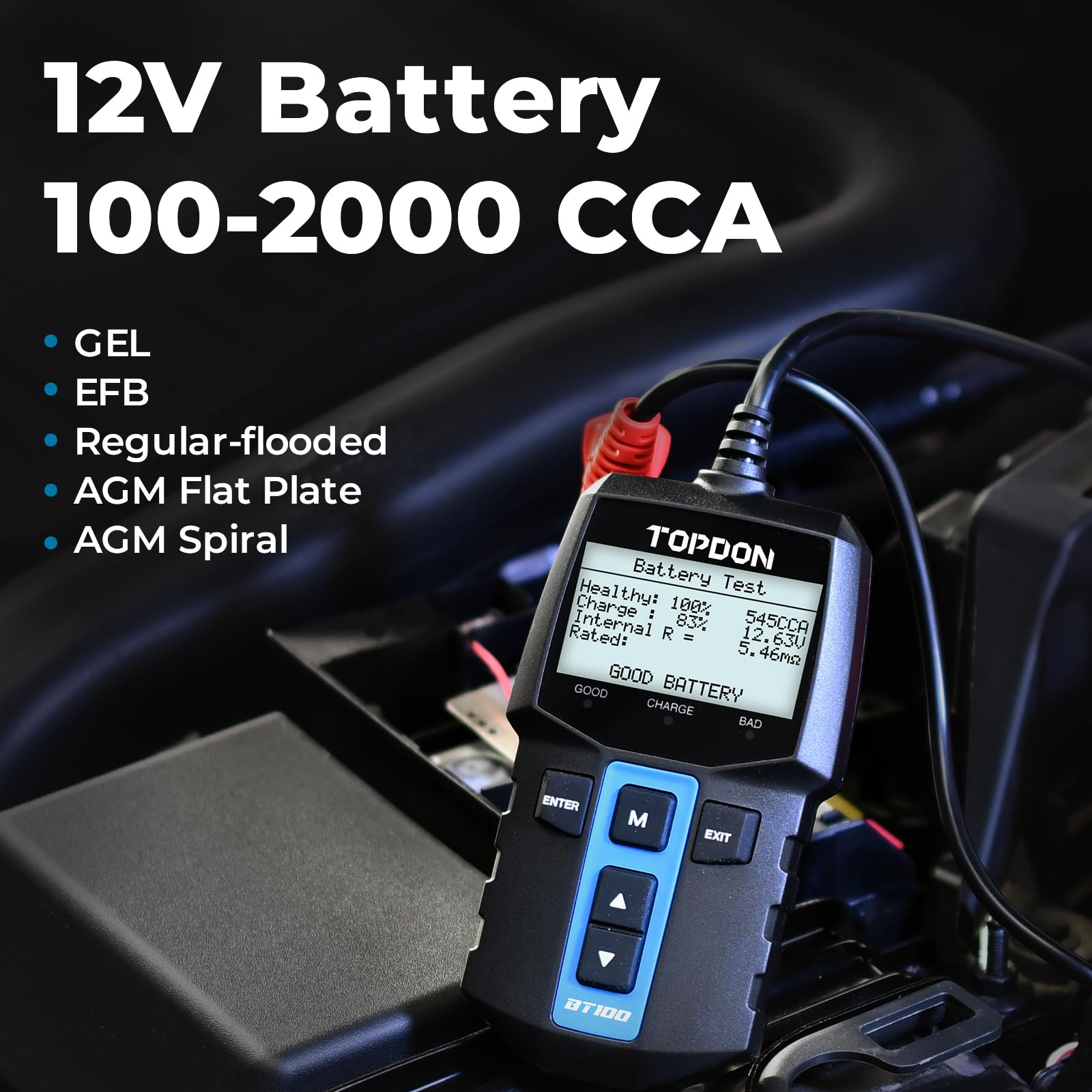 Цифровой анализатор аккумулято – обзор и цена Car Battery Load Tester Digital Cranking
