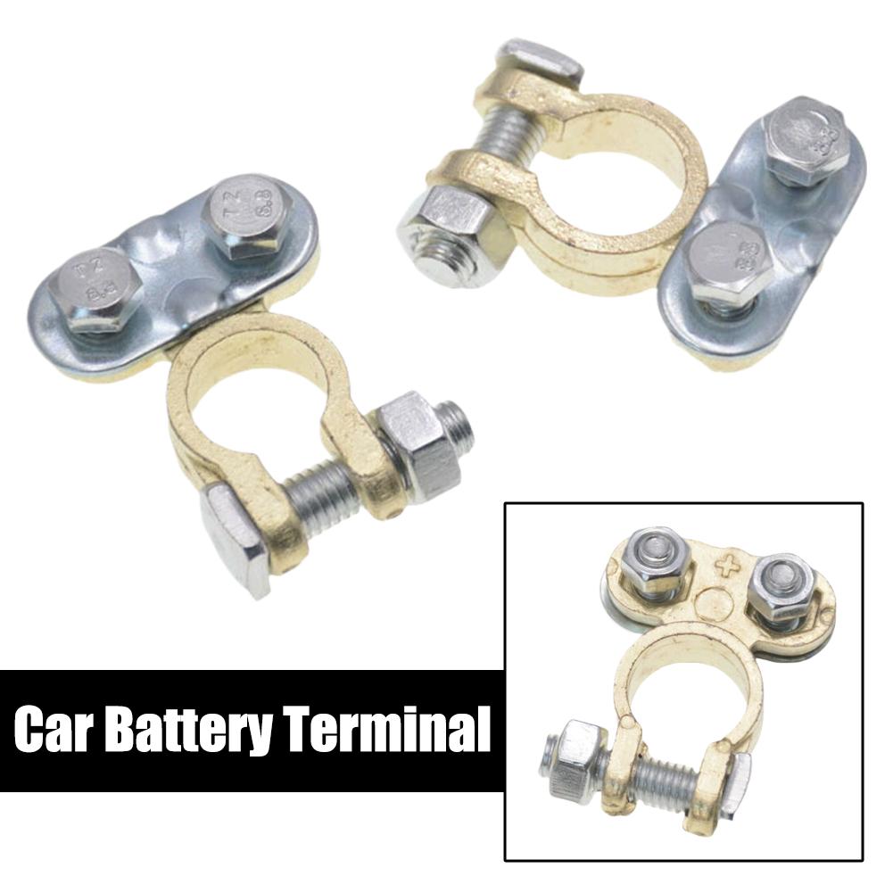 1 пара соединителей для клемм  – обзор и цена Battery Terminal Clamps Quick Release Brass
