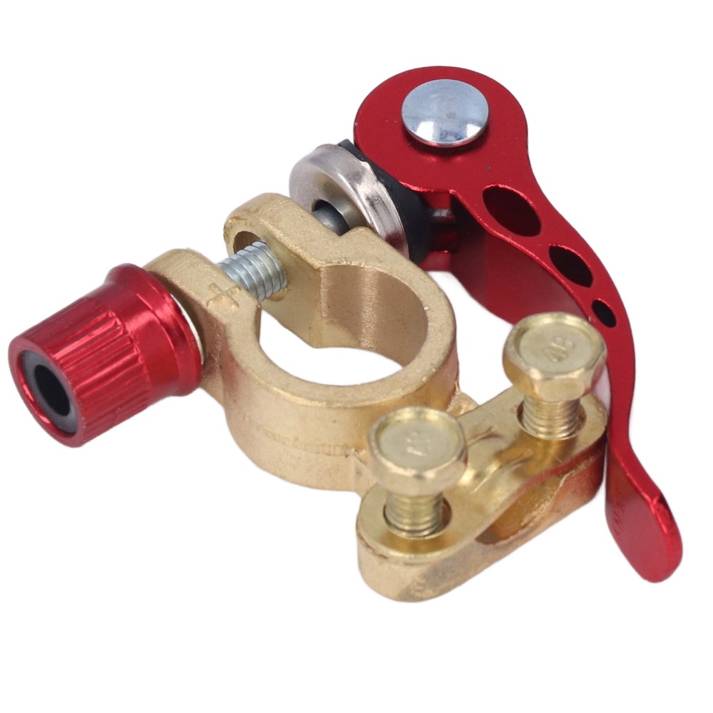 2 шт. быстросъемные разъемы дл – обзор и цена Battery Terminal Clamps Quick Release Brass