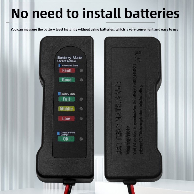 Портативный автомобильный акку – обзор и цена Alternator Tester Digital Diagnostic Tool