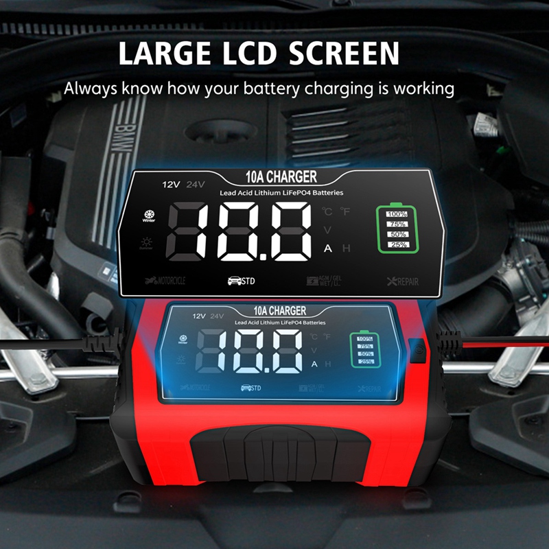 Автоматическая зарядка 10А для – обзор и цена Lifepo4 Battery Charger Smart Automatic