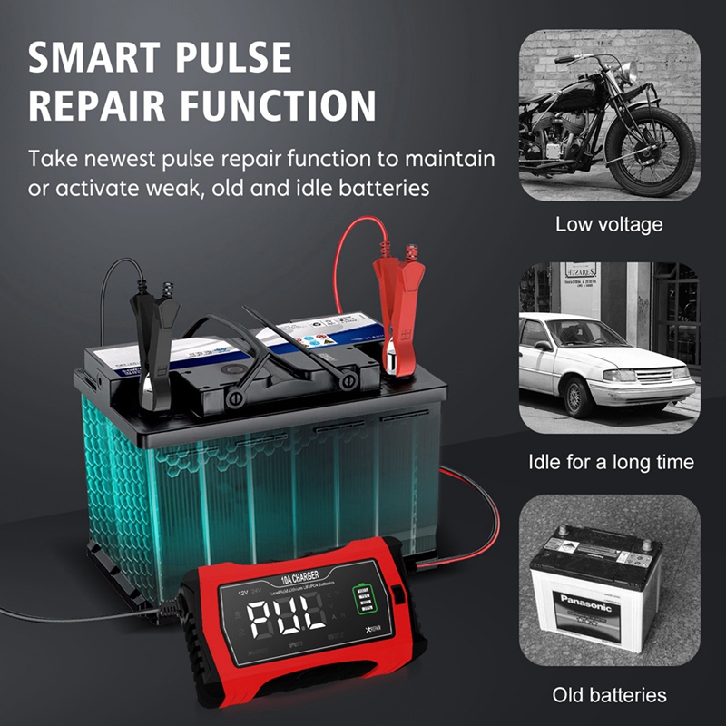 Автоматическая зарядка 10А для – обзор и цена Lifepo4 Battery Charger Smart Automatic