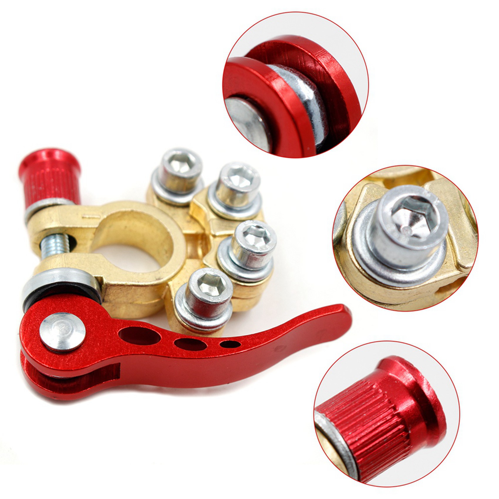 Быстросъемные клеммы Classy-4X – обзор и цена Battery Terminal Clamps Quick Release Brass