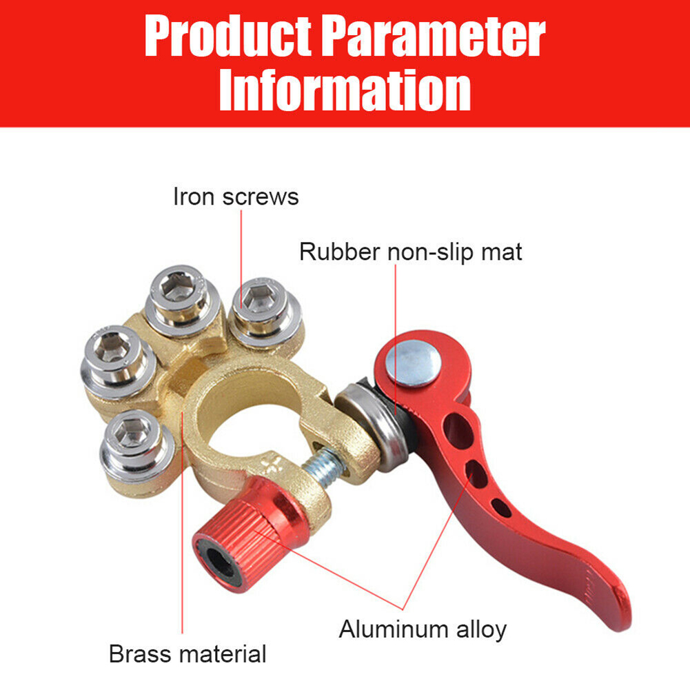 Быстросъемные клеммы для автом – обзор и цена Battery Terminal Clamps Quick Release Brass