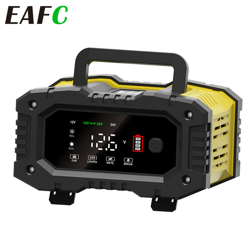 Полностью автоматическое заряд – обзор и цена Smart Car Battery Charger 12V 24V 20A