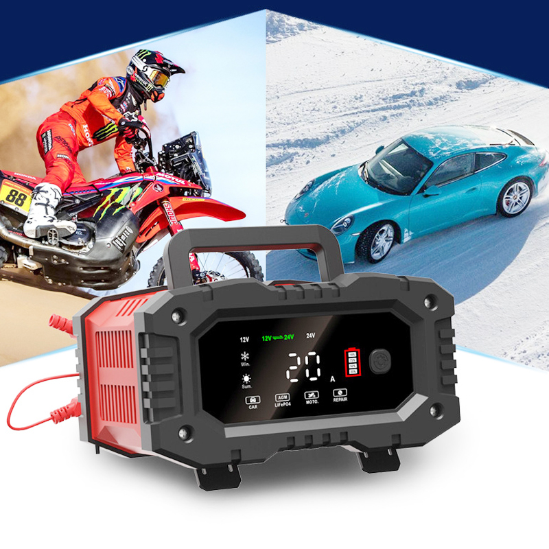 Полностью автоматическое заряд – обзор и цена Smart Car Battery Charger 12V 24V 20A