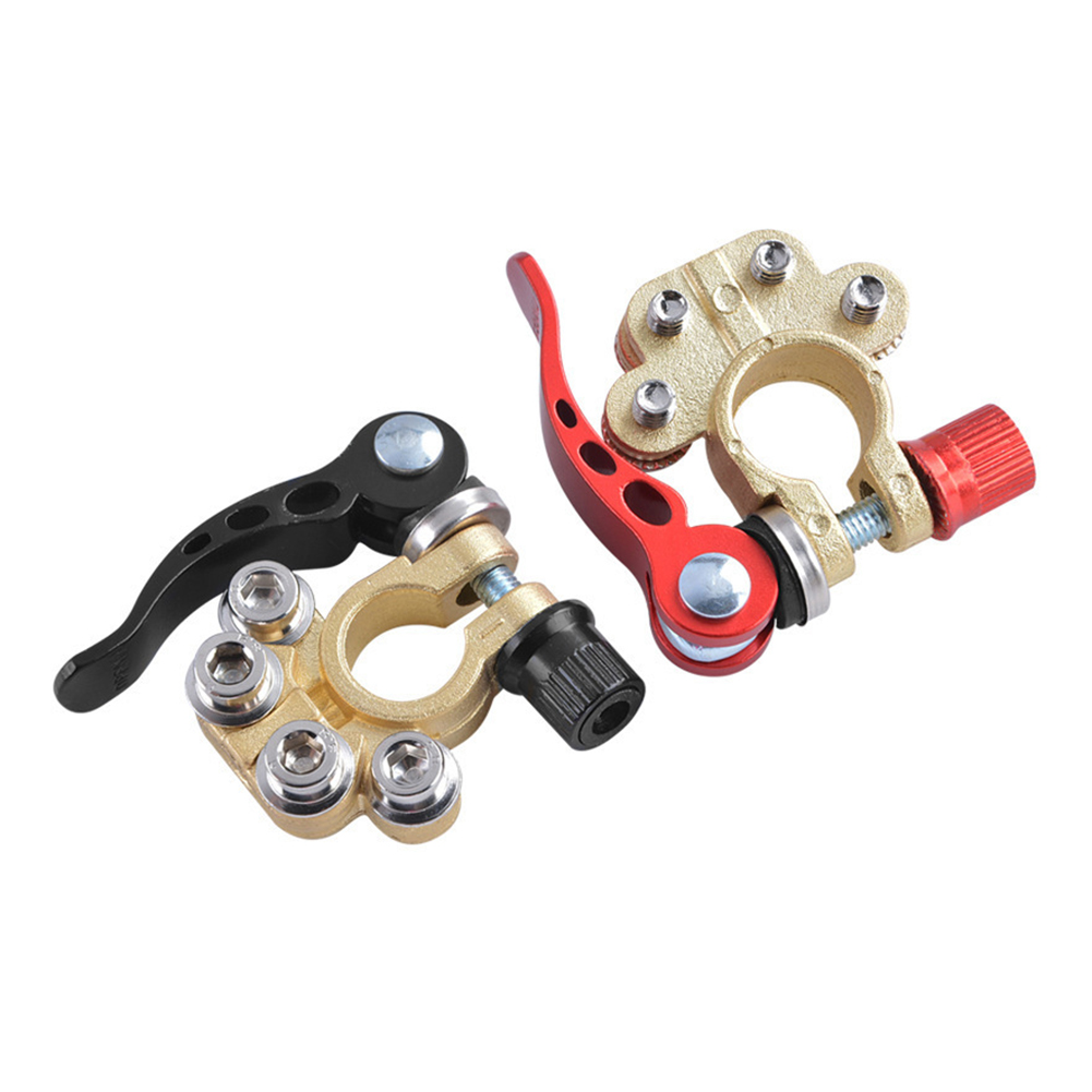 12В Клеммы для аккумулятора ав – обзор и цена Battery Terminal Clamps Quick Release Brass