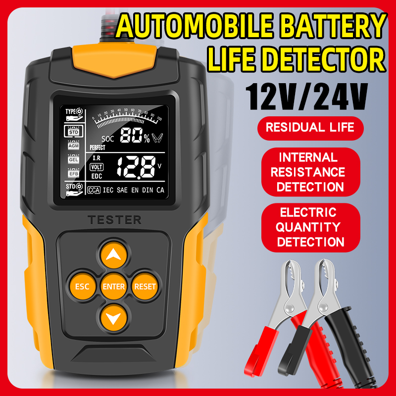 Цифровой автоматический тестер – обзор и цена Car Battery Load Tester Digital Cranking