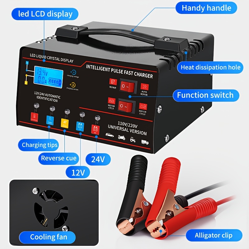 Универсальное интеллектуальное – обзор и цена Lead Acid Battery Pulse Repair Desulfator