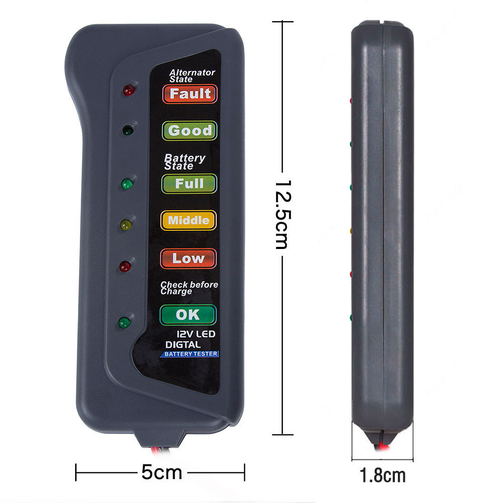 Цифровой тестер автомобильных  – обзор и цена Alternator Tester Digital Diagnostic Tool