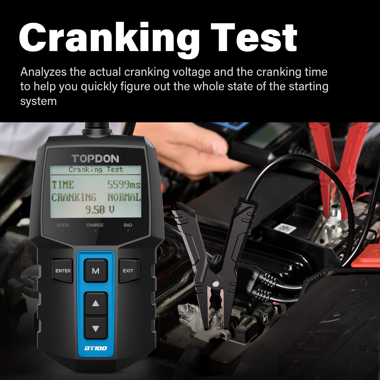 Цифровой анализатор аккумулято – обзор и цена Car Battery Load Tester Digital Cranking