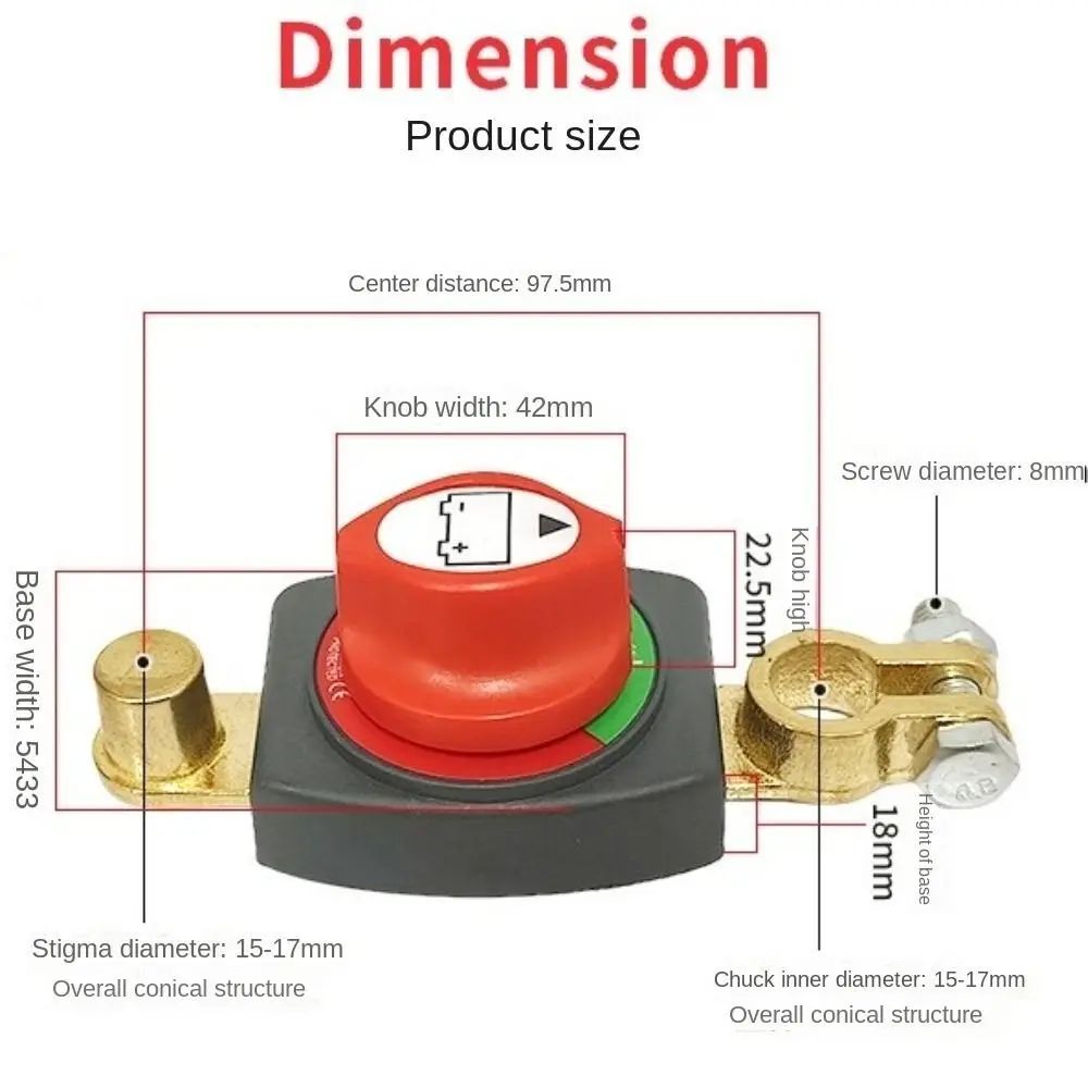 Выключатель аккумулятора 12-48 – обзор и цена Battery Disconnect Switch Master Cut Off