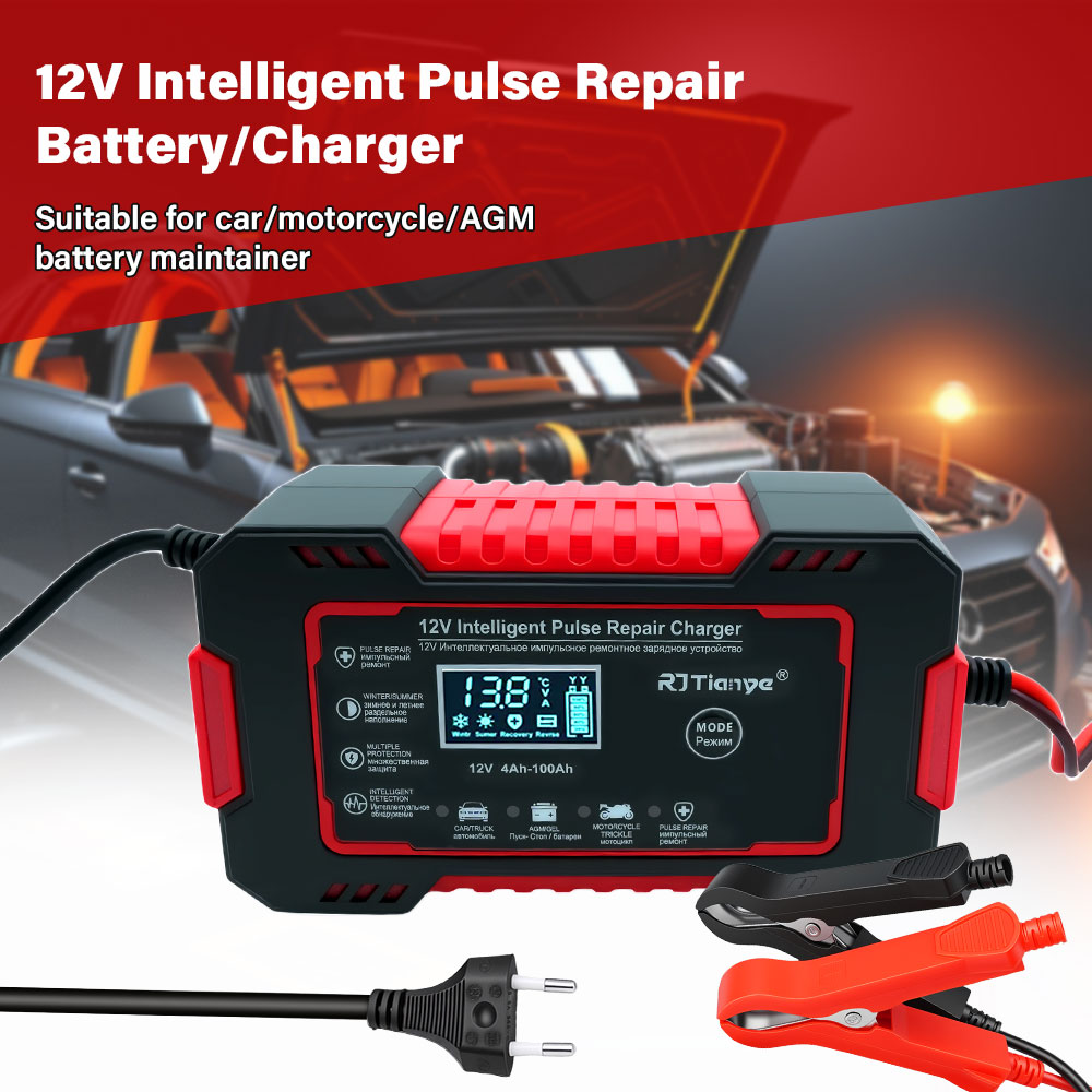 Зарядное устройство для автомо – обзор и цена Smart Car Battery Charger 12V 24V 20A