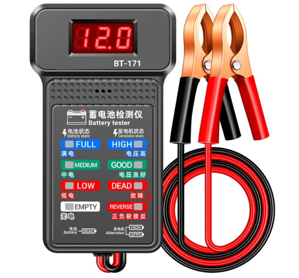 Цифровой анализатор автомобиль – обзор и цена Car Battery Load Tester Digital Cranking