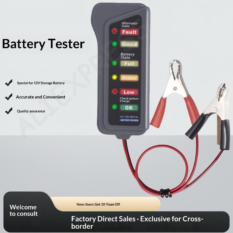 [G]Миниатюрный тестер автомоби – обзор и цена Alternator Tester Digital Diagnostic Tool