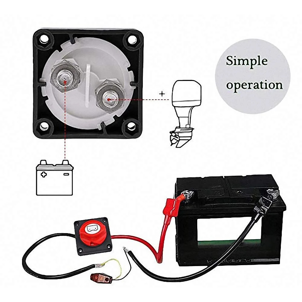 Выключатель-разъединитель для  – обзор и цена Battery Disconnect Switch Master Cut Off