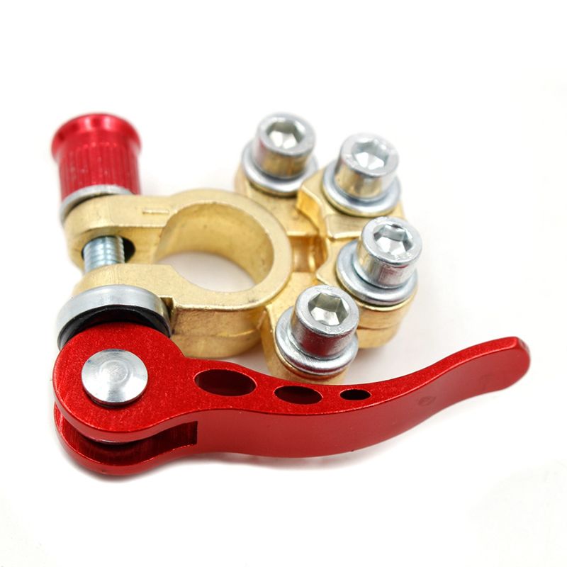 2x 12В 24В быстросъемные разъе – обзор и цена Battery Terminal Clamps Quick Release Brass