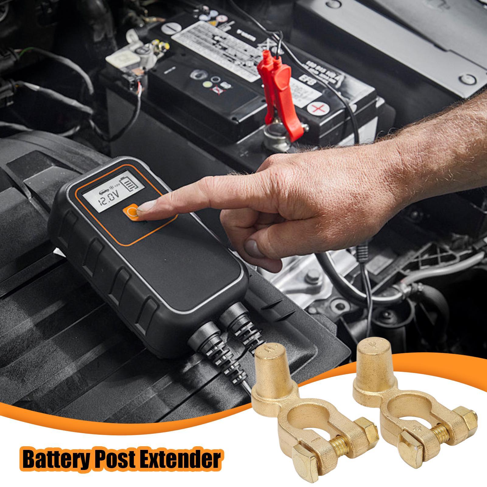 1 пара автомобильных клемм для – обзор и цена Battery Terminal Clamps Quick Release Brass