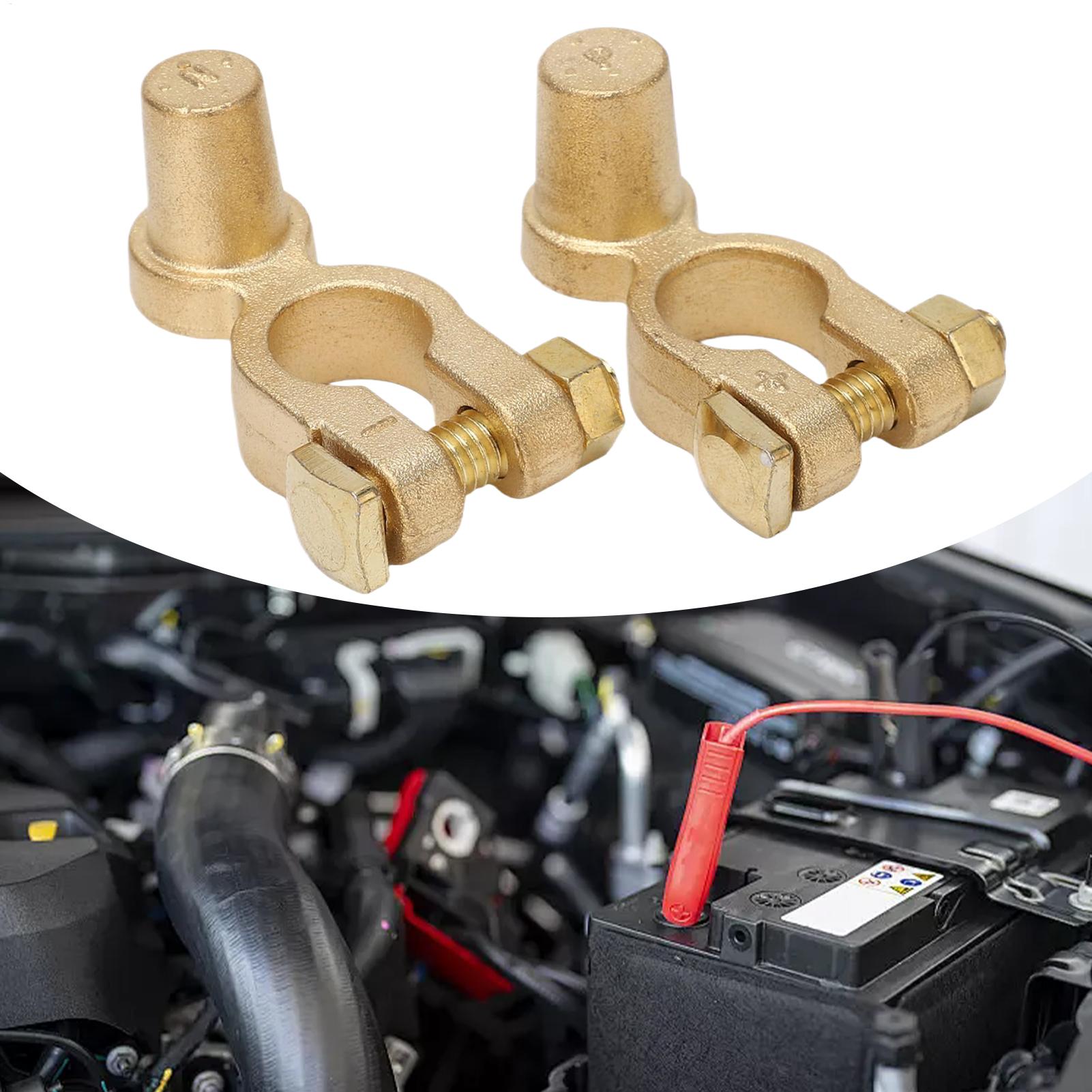 1 пара автомобильных клемм для – обзор и цена Battery Terminal Clamps Quick Release Brass