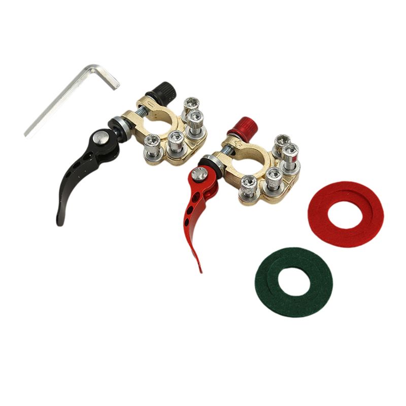 Зажимы для автомобильных аккум – обзор и цена Battery Terminal Clamps Quick Release Brass