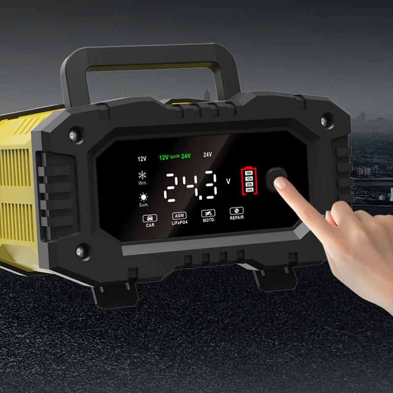 Зарядное устройство FOXSUR для – обзор и цена Smart Car Battery Charger 12V 24V 20A