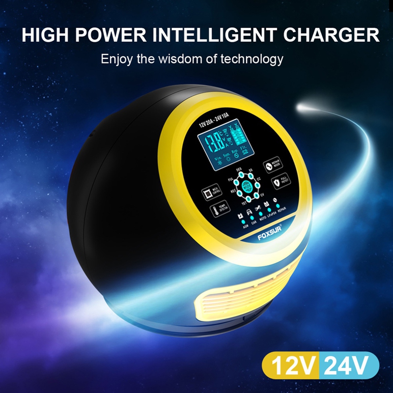 Супер-скидка: Зарядное устройс – обзор и цена Smart Car Battery Charger 12V 24V 20A