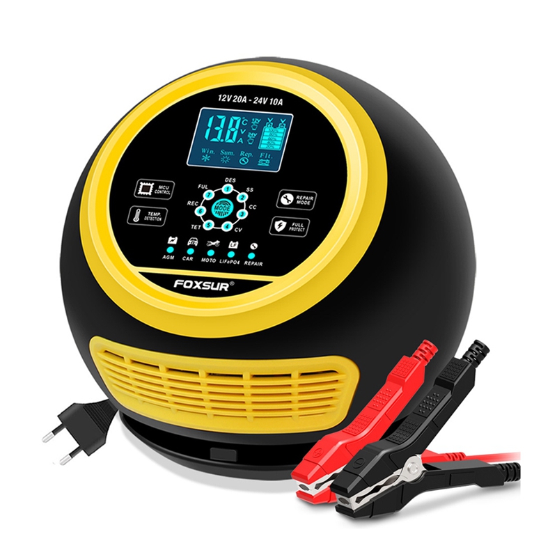 Супер-скидка: Зарядное устройс – обзор и цена Smart Car Battery Charger 12V 24V 20A