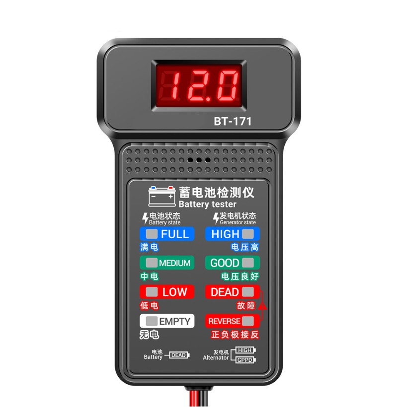 Тестер автомобильных аккумулят – обзор и цена Car Battery Load Tester Digital Cranking