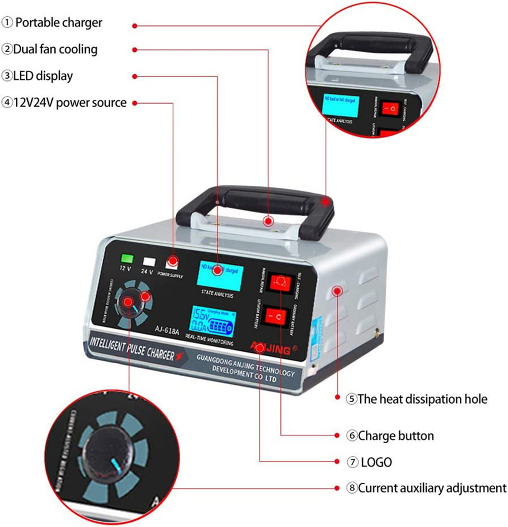 Умное зарядное устройство-десу – обзор и цена Lead Acid Battery Pulse Repair Desulfator