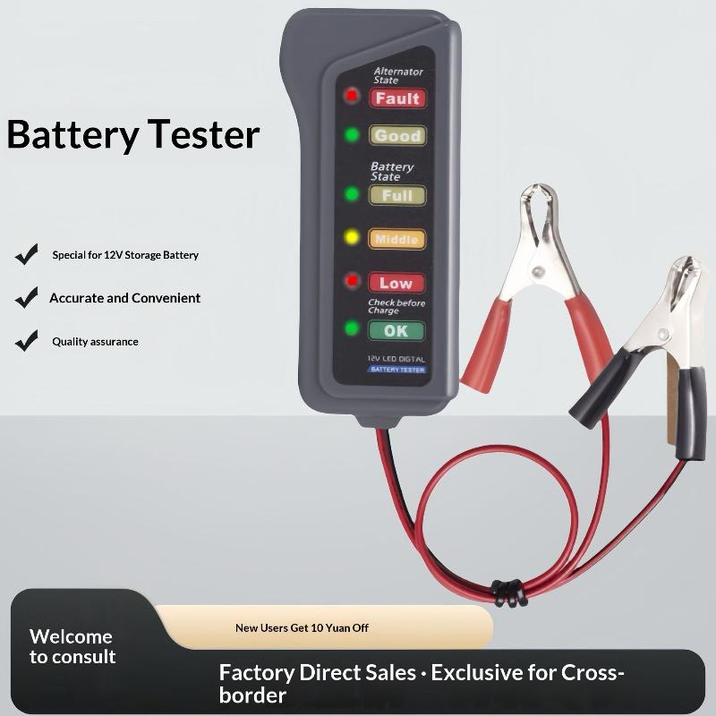 【CMO】Миниатюрный тестер автомо – обзор и цена Alternator Tester Digital Diagnostic Tool