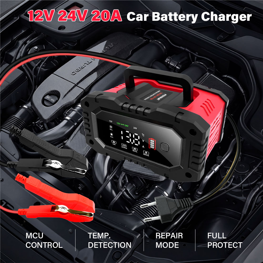 Зарядное устройство для автомо – обзор и цена Smart Car Battery Charger 12V 24V 20A