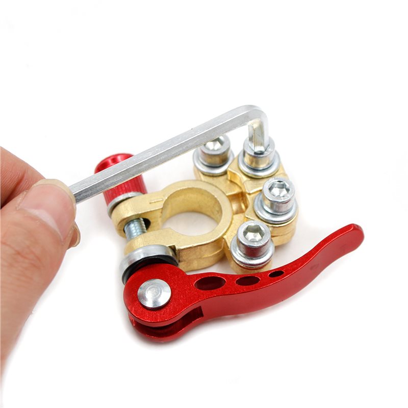 Клеммы для автомобильных аккум – обзор и цена Battery Terminal Clamps Quick Release Brass