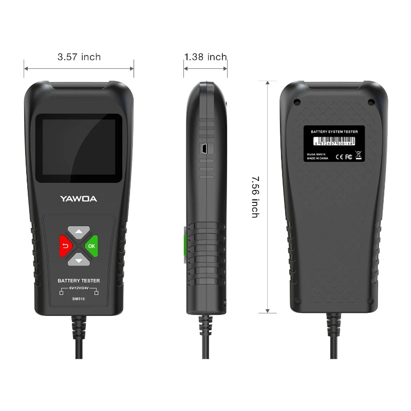 Тестер автомобильного аккумуля – обзор и цена Car Battery Load Tester Digital Cranking
