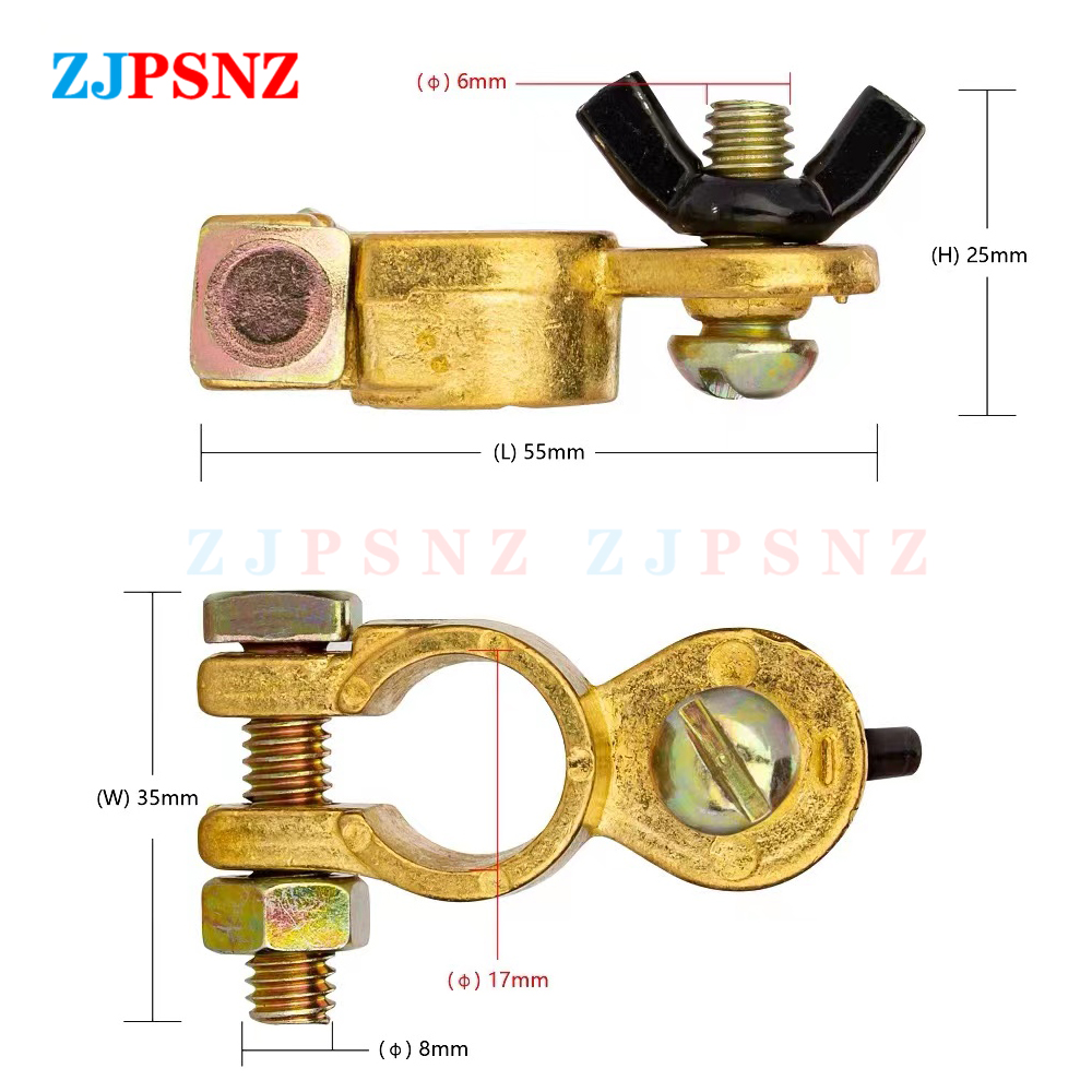 Клеммы для автомобильного акку – обзор и цена Battery Terminal Clamps Quick Release Brass