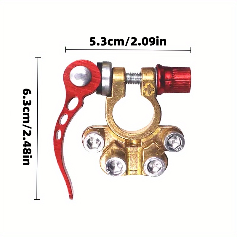 Комплект латунных клемм-перекл – обзор и цена Battery Terminal Clamps Quick Release Brass