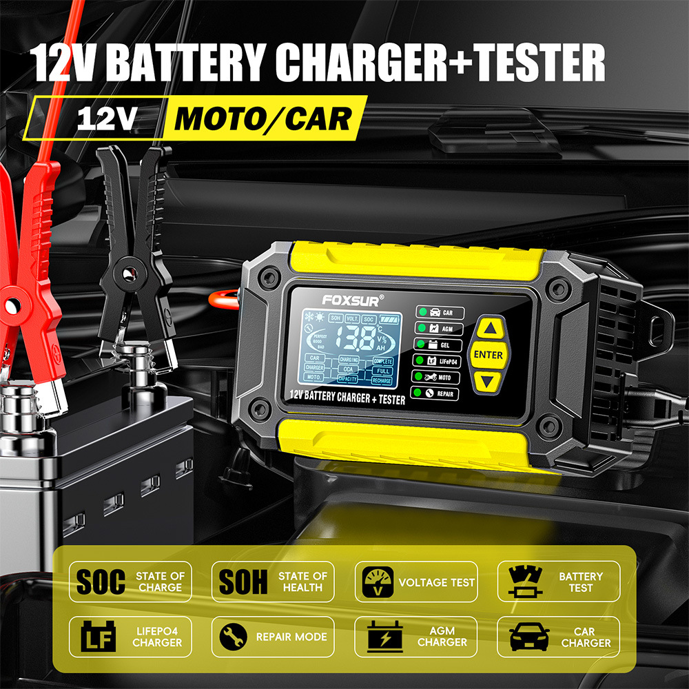 2 в 1 умный автомобильный акку – обзор и цена Lifepo4 Battery Charger Smart Automatic