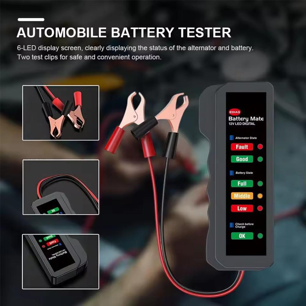Тестер автомобильного аккумуля – обзор и цена Alternator Tester Digital Diagnostic Tool
