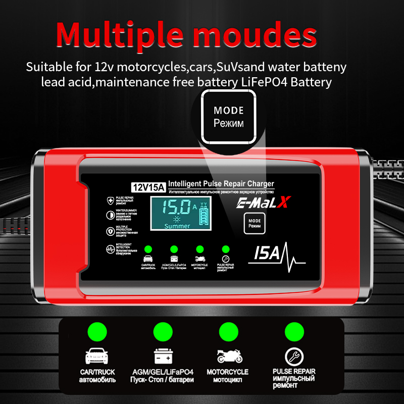 Зарядное устройство с европейс – обзор и цена Lifepo4 Battery Charger Smart Automatic