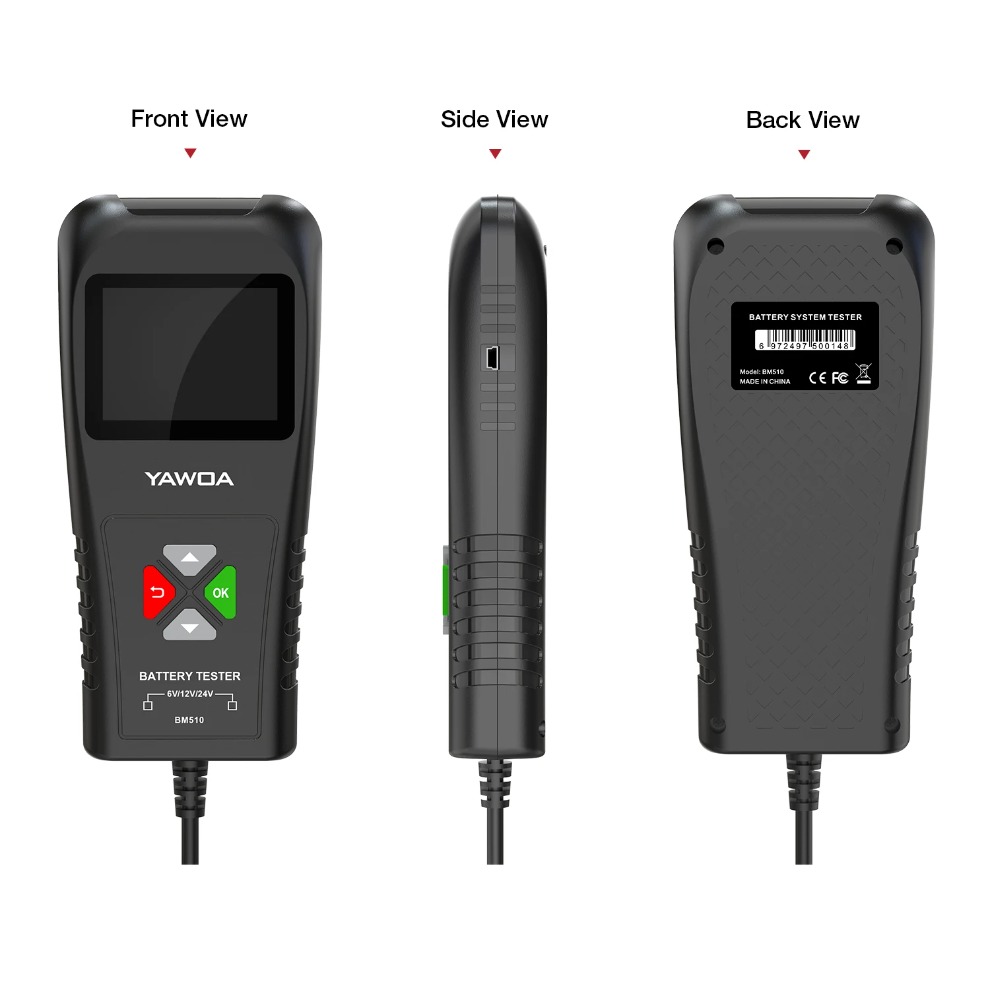 Тестер автомобильного аккумуля – обзор и цена Car Battery Load Tester Digital Cranking