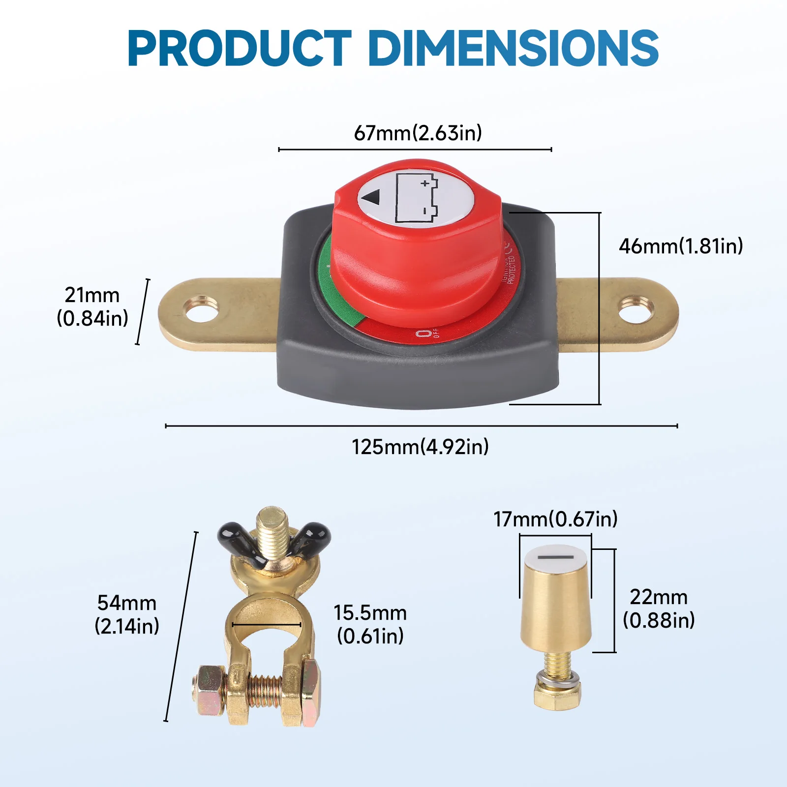 Разъединитель аккумулятора, 2  – обзор и цена Battery Disconnect Switch Master Cut Off