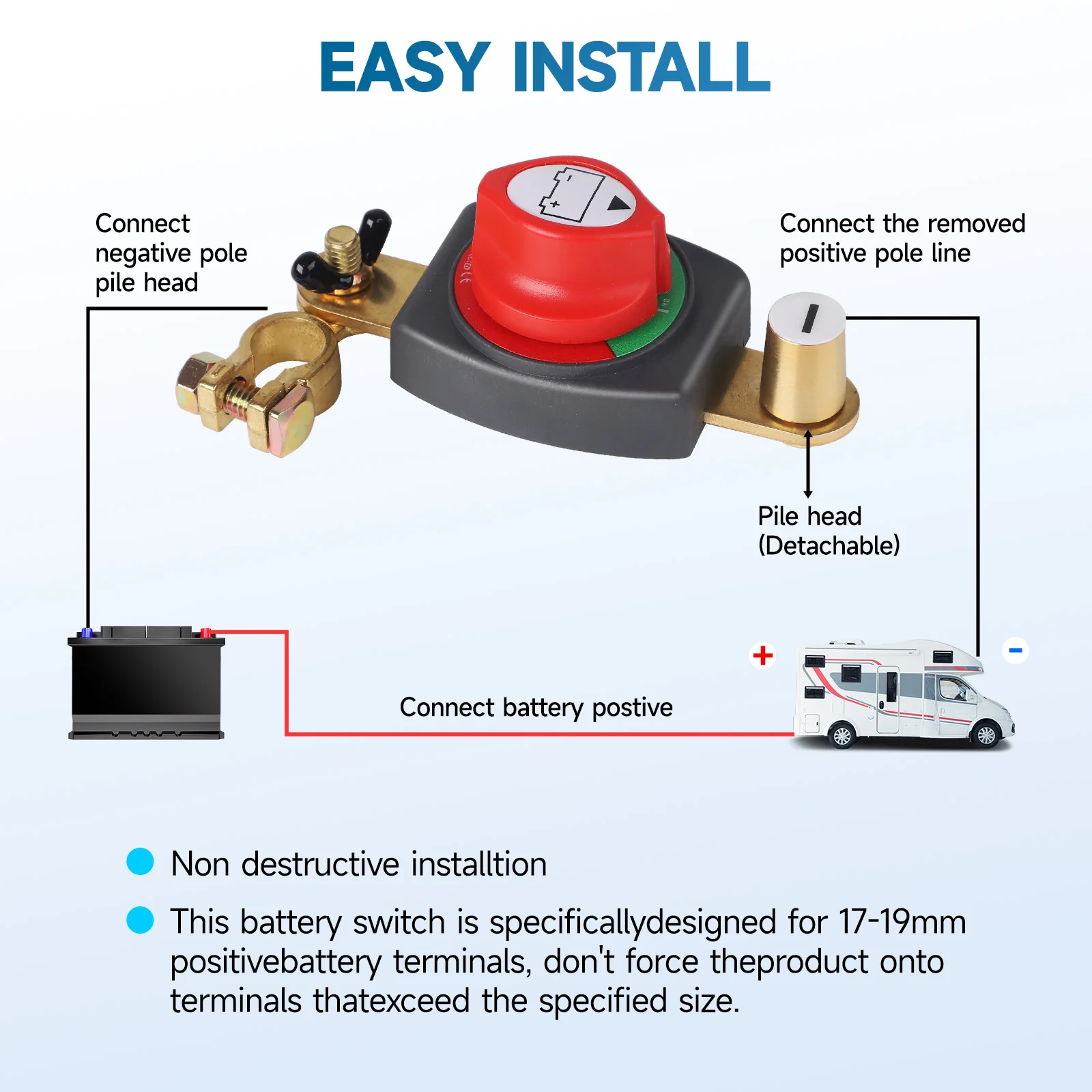 Разъединитель аккумулятора, 2  – обзор и цена Battery Disconnect Switch Master Cut Off